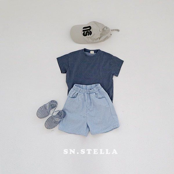Sn.stella - Korean Children Fashion - #magicofchildhood - Blue Blue Pants - 6