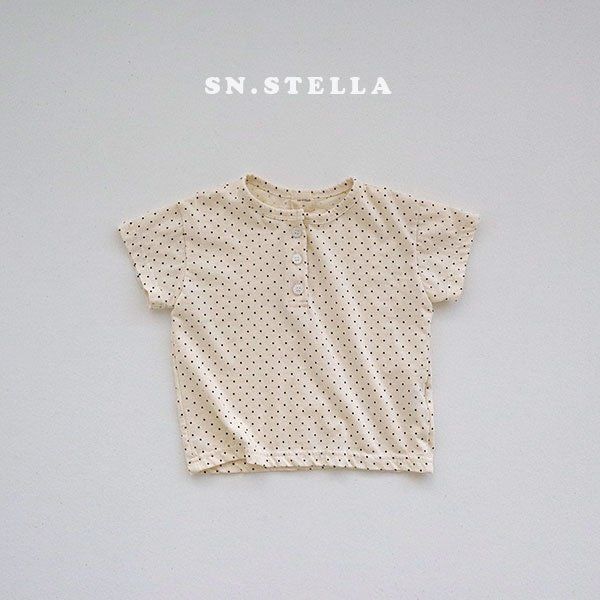 Sn.stella - Korean Children Fashion - #minifashionista - Mini Dot Tee - 3