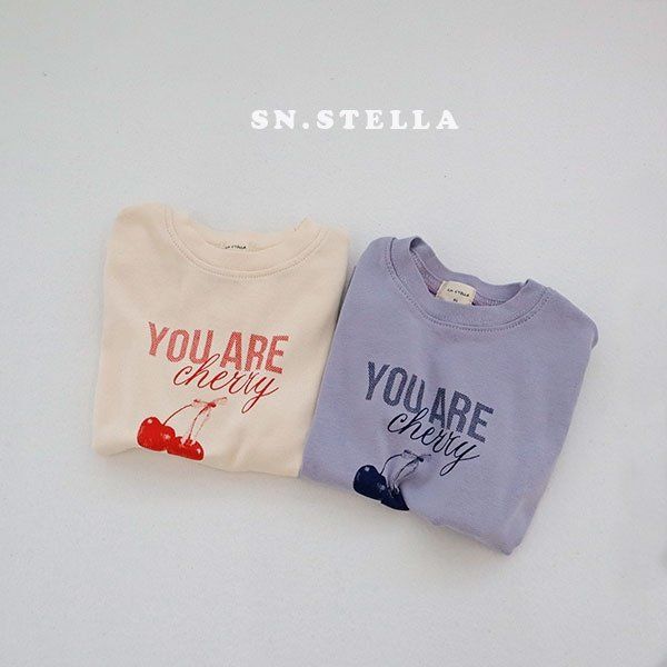Sn.stella - Korean Children Fashion - #prettylittlegirls - Cherry Tee - 5