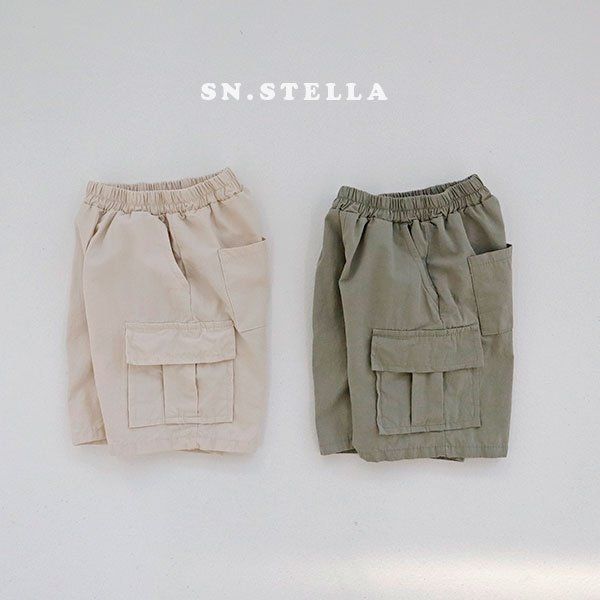 Sn.stella - Korean Children Fashion - #prettylittlegirls - Washed Cargo Pants
