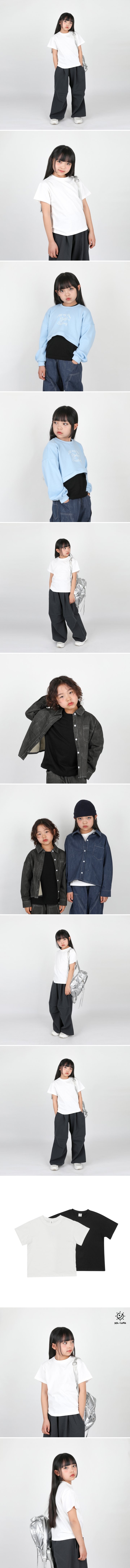 Sol At Luna - Korean Children Fashion - #childrensboutique - Layered Tee Set (set of 2) - 2