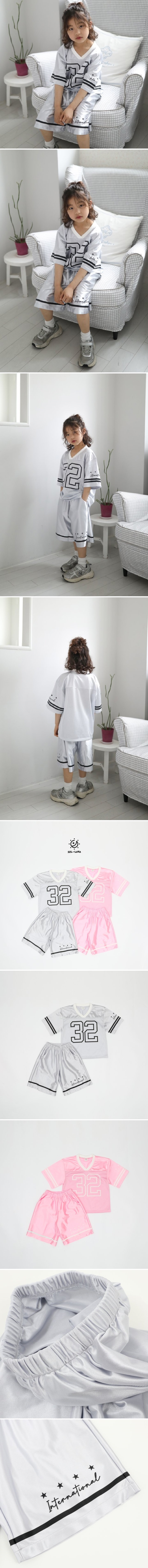 Sol At Luna - Korean Children Fashion - #littlefashionista - Mesh Number Pants - 2