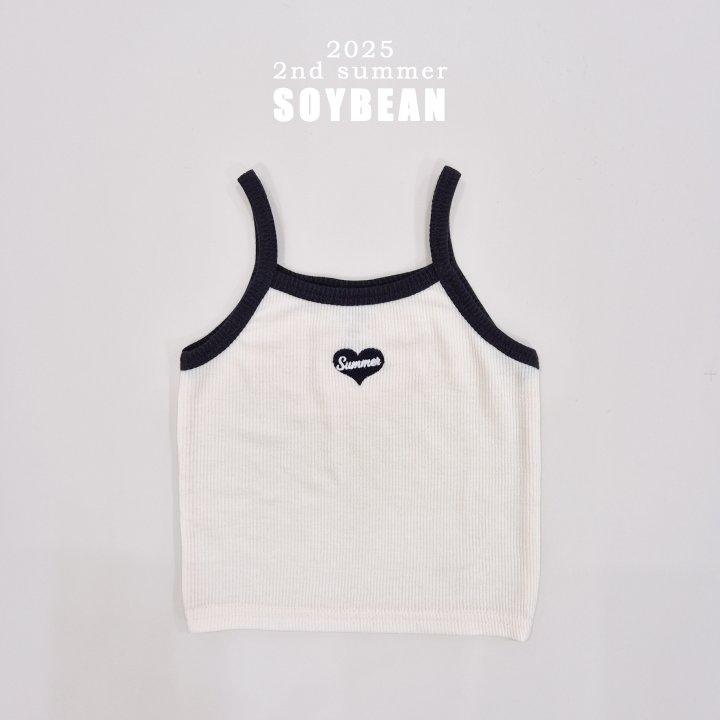 Soybean - Korean Children Fashion - #Kfashion4kids - Sunny Heart Strap Sleeveless - 8