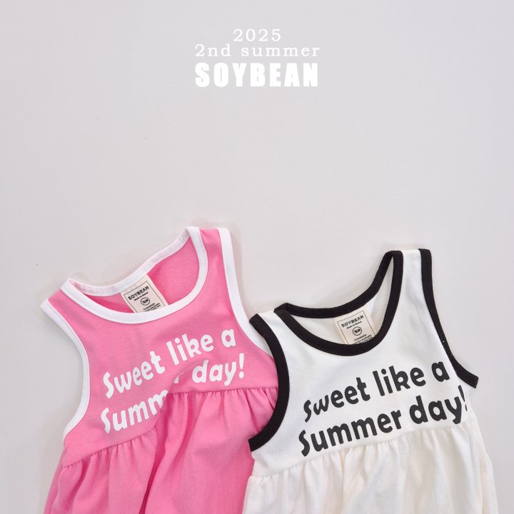 Soybean - Korean Children Fashion - #Kfashion4kids - Sweet Ruffle Sleeveless One-piece - 8