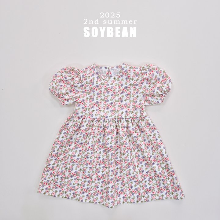 Soybean - Korean Children Fashion - #kidzfashiontrend - Sweet and Sour Flower One-piece - 4