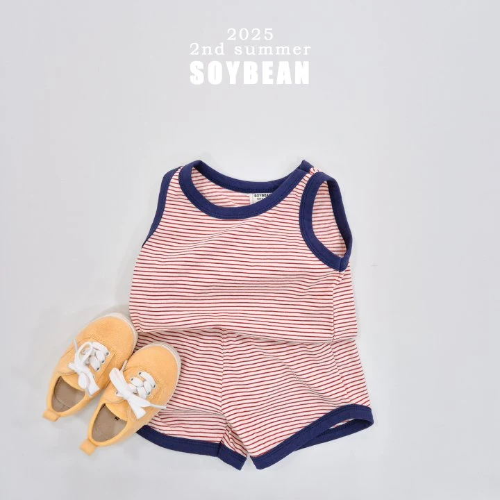 Soybean - Korean Children Fashion - #childofig - Hot Summer Stripe Set - 2