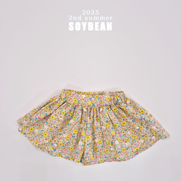 Soybean - Korean Children Fashion - #childofig - Flower Skirt Pants - 6