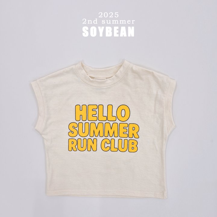 Soybean - Korean Children Fashion - #childofig - Summer Run Club Sleeveless Tee - 9