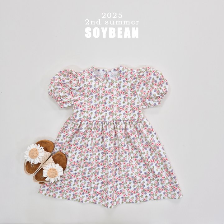 Soybean - Korean Children Fashion - #childofig - Sweet and Sour Flower One-piece - 10