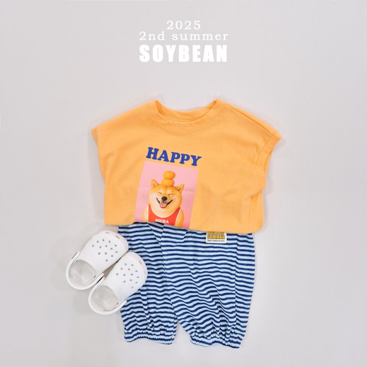 Soybean - Korean Children Fashion - #childofig - Naughty Doggy Sleeveless Tee - 4