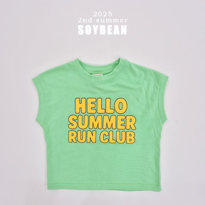 Soybean - Korean Children Fashion - #childrensboutique - Summer Run Club Sleeveless Tee - 10