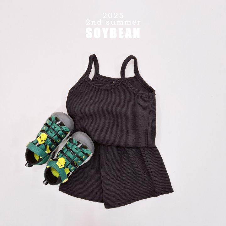 Soybean - Korean Children Fashion - #childrensboutique - Cooling Strap Sleeveless Set - 7