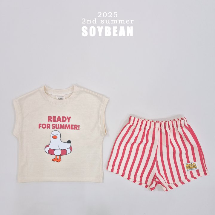 Soybean - Korean Children Fashion - #childrensboutique - Summer Go Go Seagull Set - 5