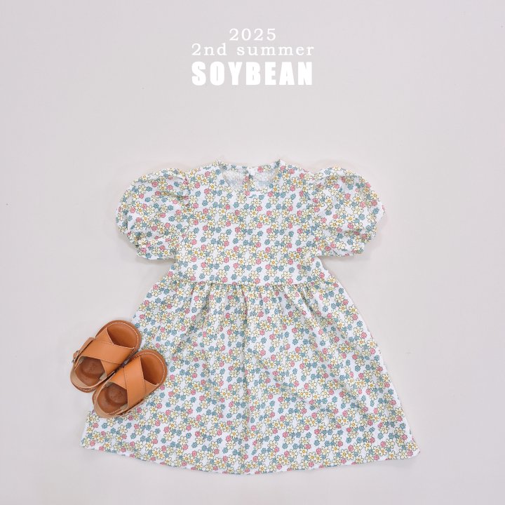 Soybean - Korean Children Fashion - #childrensboutique - Sweet and Sour Flower One-piece - 11