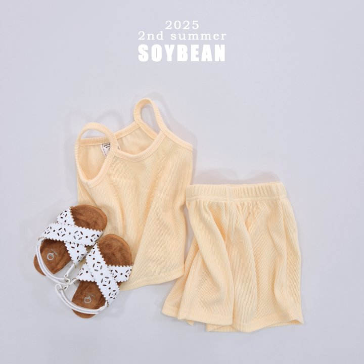 Soybean - Korean Children Fashion - #designkidswear - Cooling Strap Sleeveless Set - 8