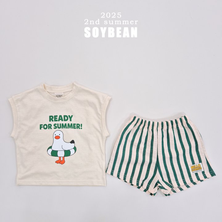 Soybean - Korean Children Fashion - #designkidswear - Summer Go Go Seagull Set - 6