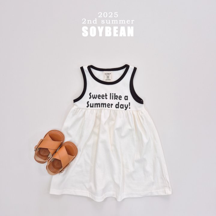 Soybean - Korean Children Fashion - #designkidswear - Sweet Ruffle Sleeveless One-piece - 2