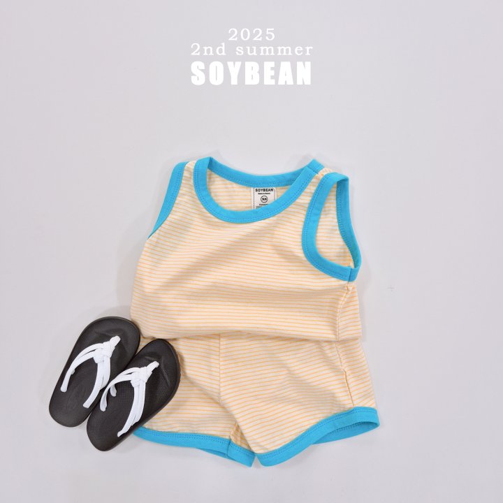 Soybean - Korean Children Fashion - #discoveringself - Hot Summer Stripe Set - 5