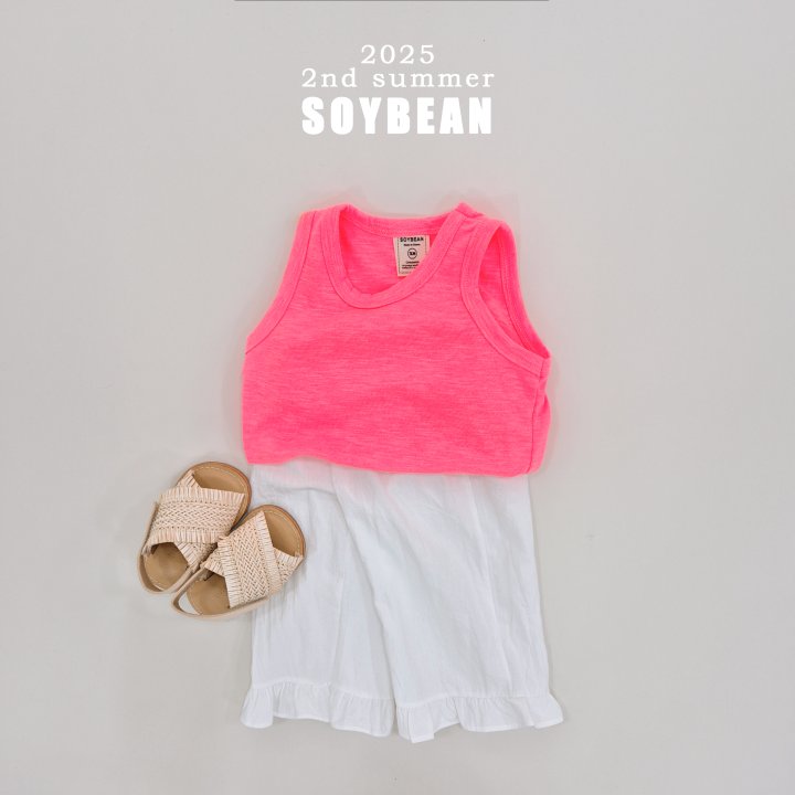 Soybean - Korean Children Fashion - #discoveringself - Color Slub Sleeveless - 7
