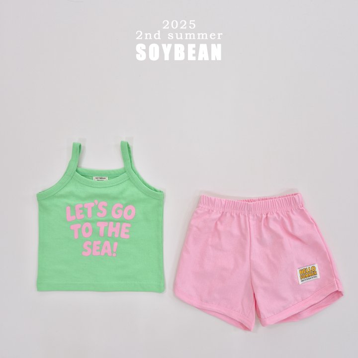 Soybean - Korean Children Fashion - #discoveringself - Let’s Go to the Sea Sleeveless Set - 6