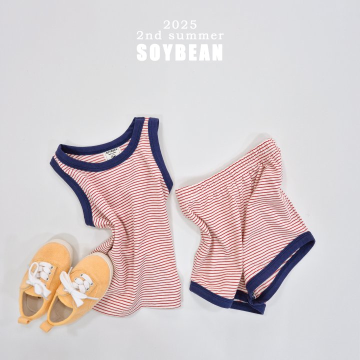 Soybean - Korean Children Fashion - #fashionkids - Hot Summer Stripe Set - 6