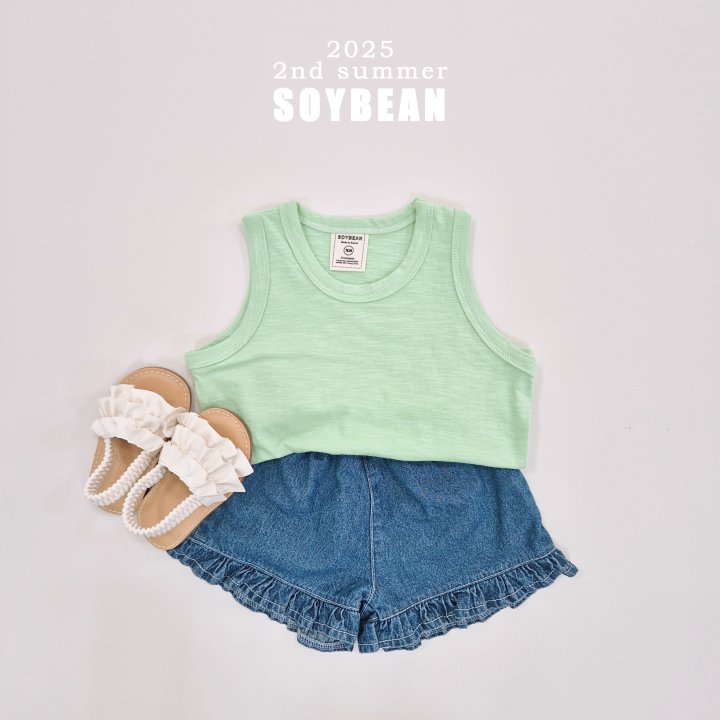 Soybean - Korean Children Fashion - #fashionkids - Color Slub Sleeveless - 8
