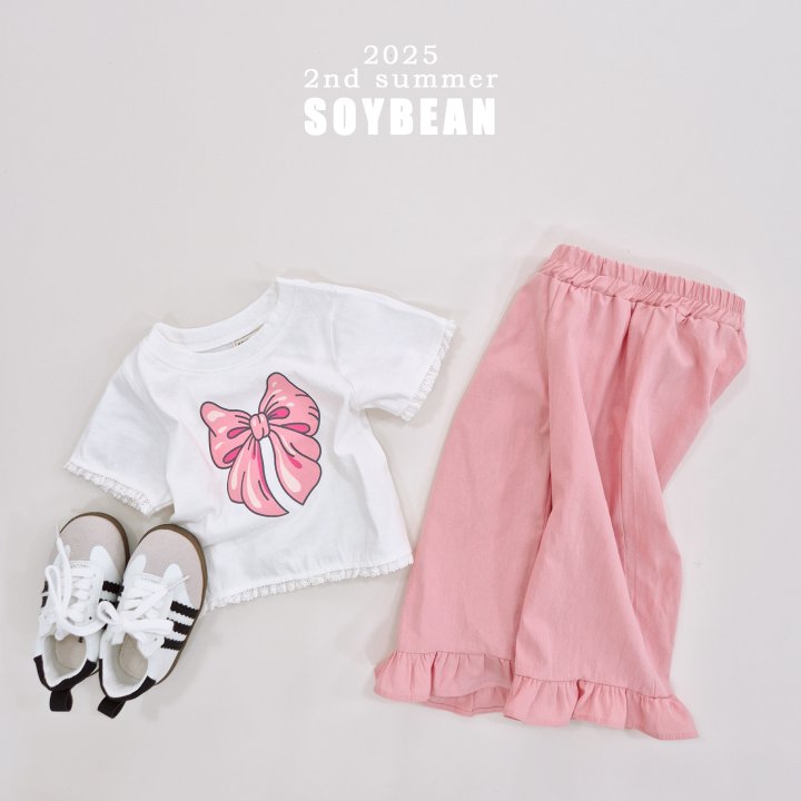 Soybean - Korean Children Fashion - #fashionkids - Frill Hem Pants - 7