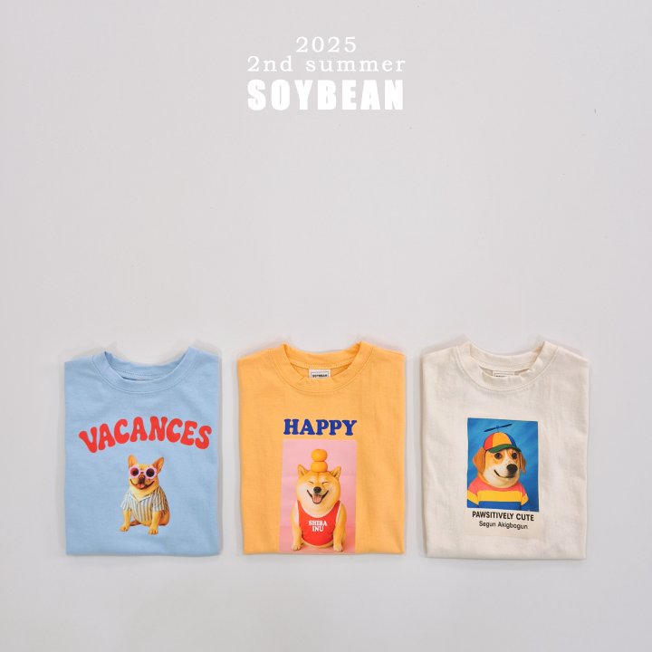 Soybean - Korean Children Fashion - #fashionkids - Naughty Doggy Sleeveless Tee - 8