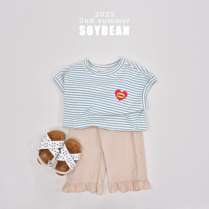 Soybean - Korean Children Fashion - #kidsshorts - Simple Heart Sleeveless Tee - 4