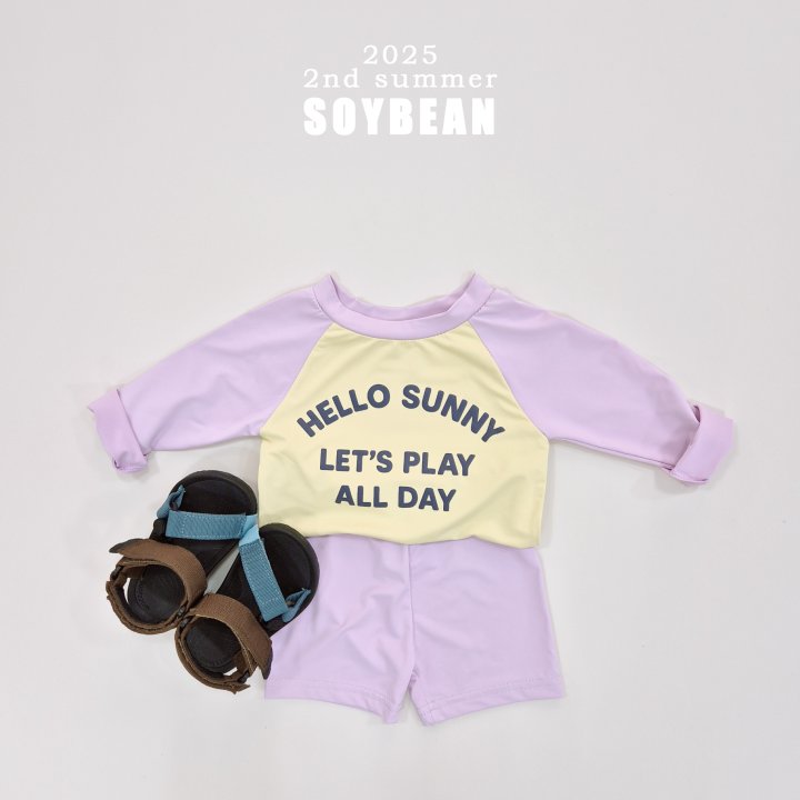 Soybean - Korean Children Fashion - #kidsstore - Hello Sunny Rash Guard - 5