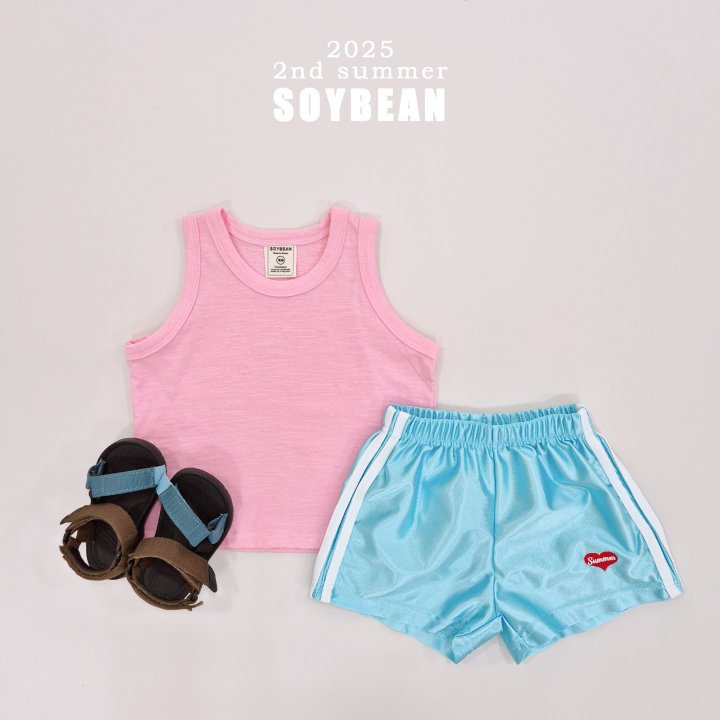 Soybean - Korean Children Fashion - #kidzfashiontrend - Color Slub Sleeveless - 11