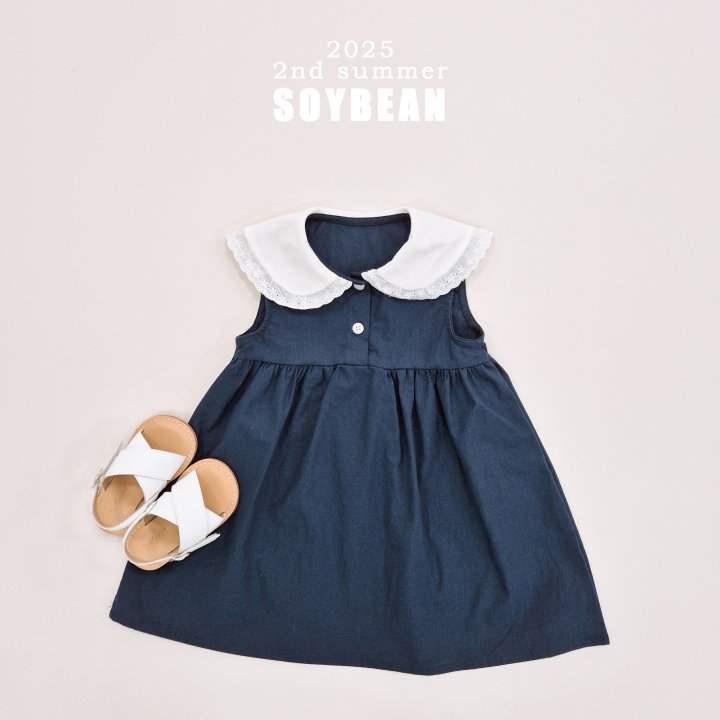 Soybean - Korean Children Fashion - #kidzfashiontrend - Frill Sailor One-piece - 3