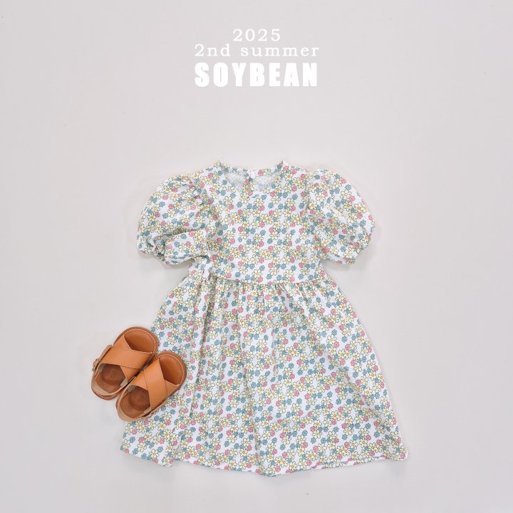 Soybean - Korean Children Fashion - #kidzfashiontrend - Sweet and Sour Flower One-piece - 3