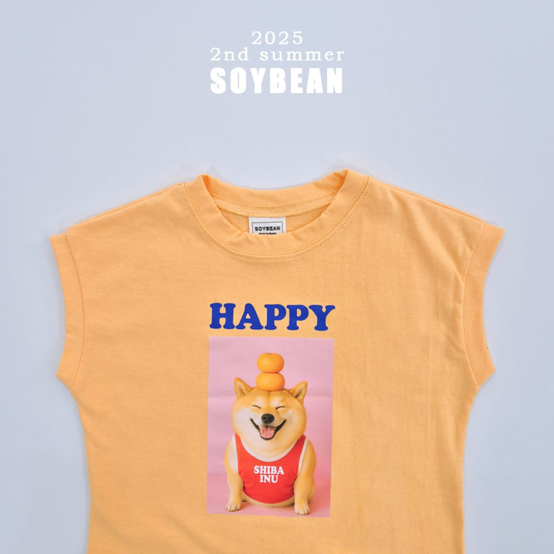 Soybean - Korean Children Fashion - #kidzfashiontrend - Naughty Doggy Sleeveless Tee - 11