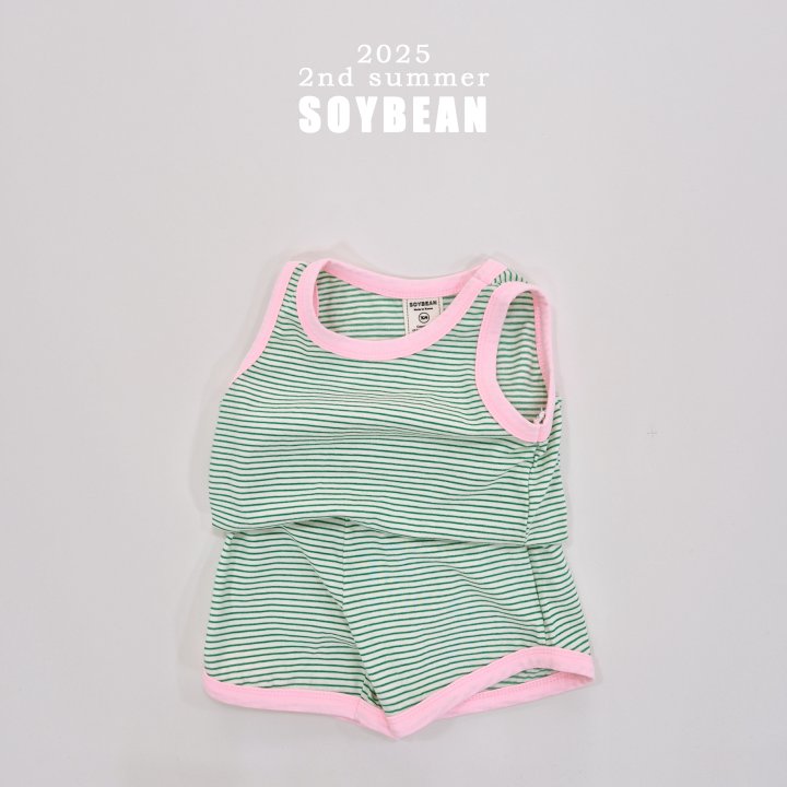 Soybean - Korean Children Fashion - #littlefashionista - Hot Summer Stripe Set - 11