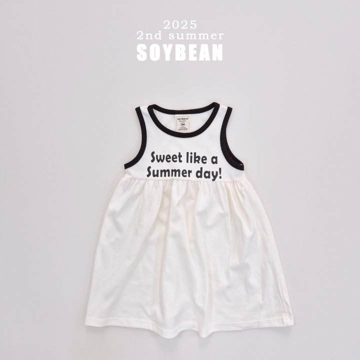 Soybean - Korean Children Fashion - #littlefashionista - Sweet Ruffle Sleeveless One-piece - 9