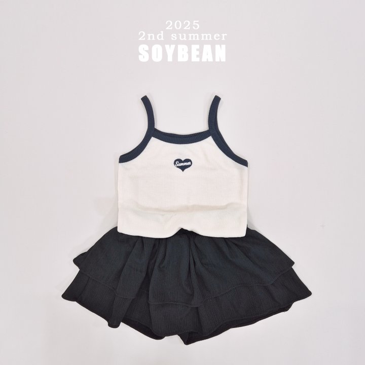Soybean - Korean Children Fashion - #magicofchildhood - Sunny Heart Strap Sleeveless - 10