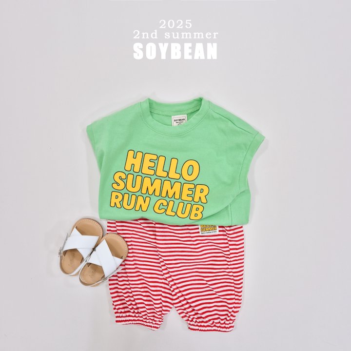Soybean - Korean Children Fashion - #magicofchildhood - Summer Run Club Sleeveless Tee - 3