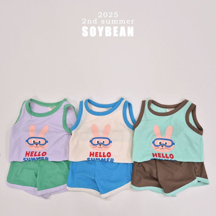 Soybean - Korean Children Fashion - #magicofchildhood - Snow Cool Bunny Set