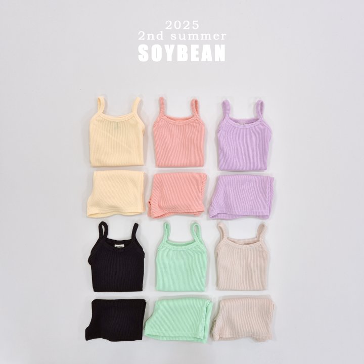 Soybean - Korean Children Fashion - #minifashionista - Cooling Strap Sleeveless Set