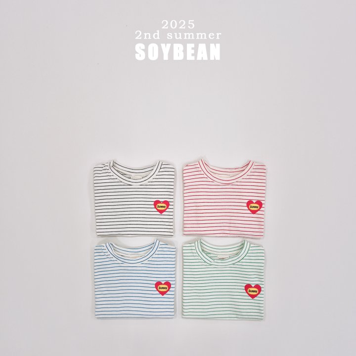 Soybean - Korean Children Fashion - #prettylittlegirls - Simple Heart Sleeveless Tee - 10