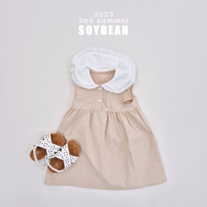 Soybean - Korean Children Fashion - #prettylittlegirls - Frill Sailor One-piece - 8