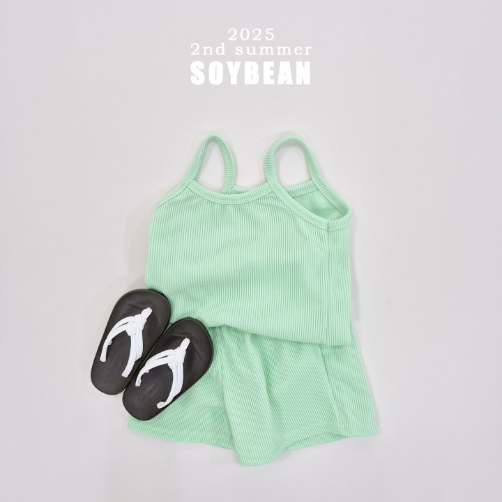 Soybean - Korean Children Fashion - #stylishchildhood - Cooling Strap Sleeveless Set - 5