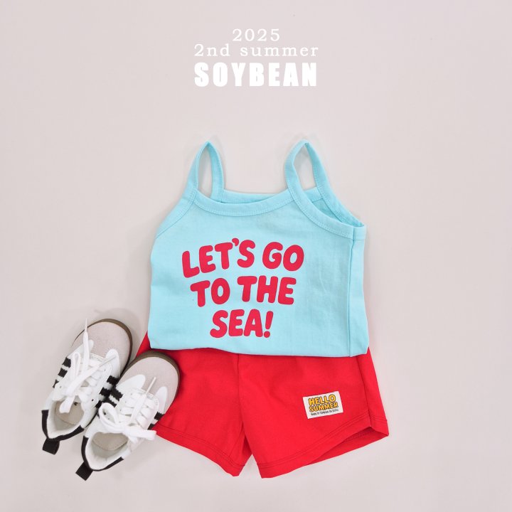 Soybean - Korean Children Fashion - #stylishchildhood - Let’s Go to the Sea Sleeveless Set - 2