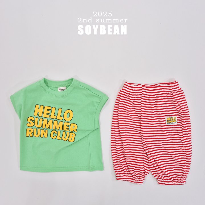 Soybean - Korean Children Fashion - #todddlerfashion - Summer Run Club Sleeveless Tee - 6