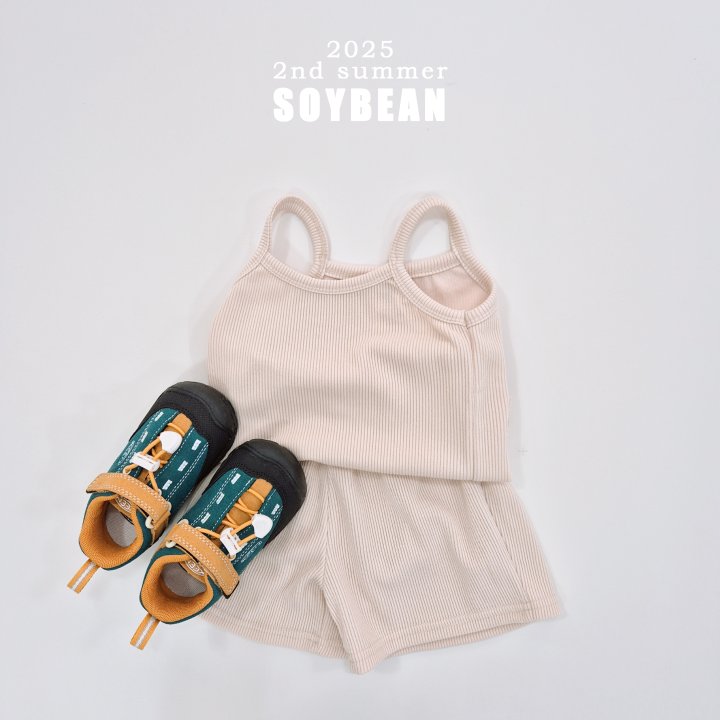 Soybean - Korean Children Fashion - #todddlerfashion - Cooling Strap Sleeveless Set - 4