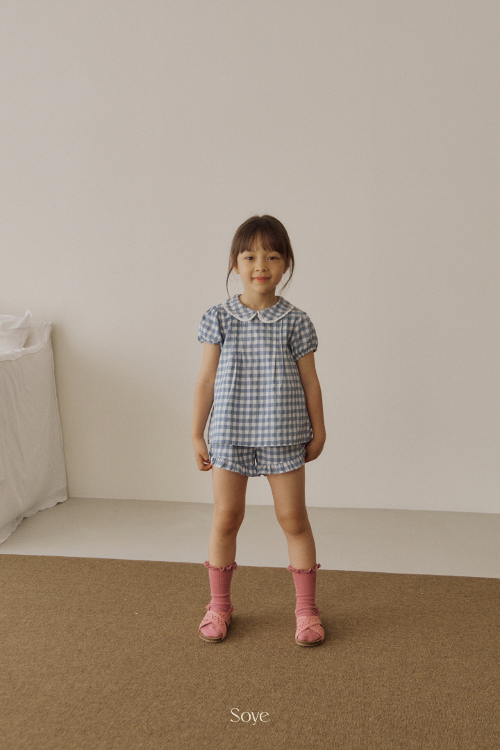 Soye - Korean Children Fashion - #childrensboutique - Shop Check Set - 3
