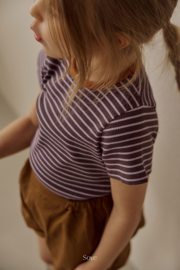 Soye - Korean Children Fashion - #designkidswear - Pink Stripe Tee - 10