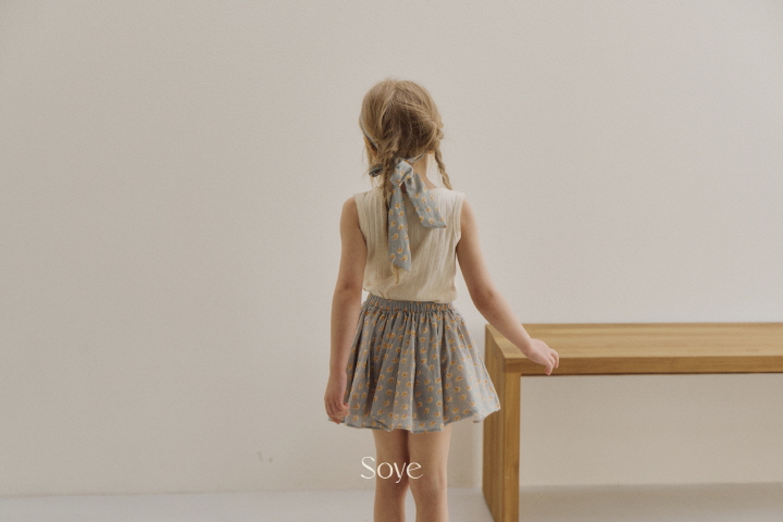 Soye - Korean Children Fashion - #designkidswear - Eyelet Pin Sleeveless - 4