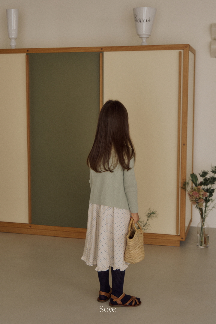 Soye - Korean Children Fashion - #kidsshorts - Moa Ribbed Cardigan Adult - 6